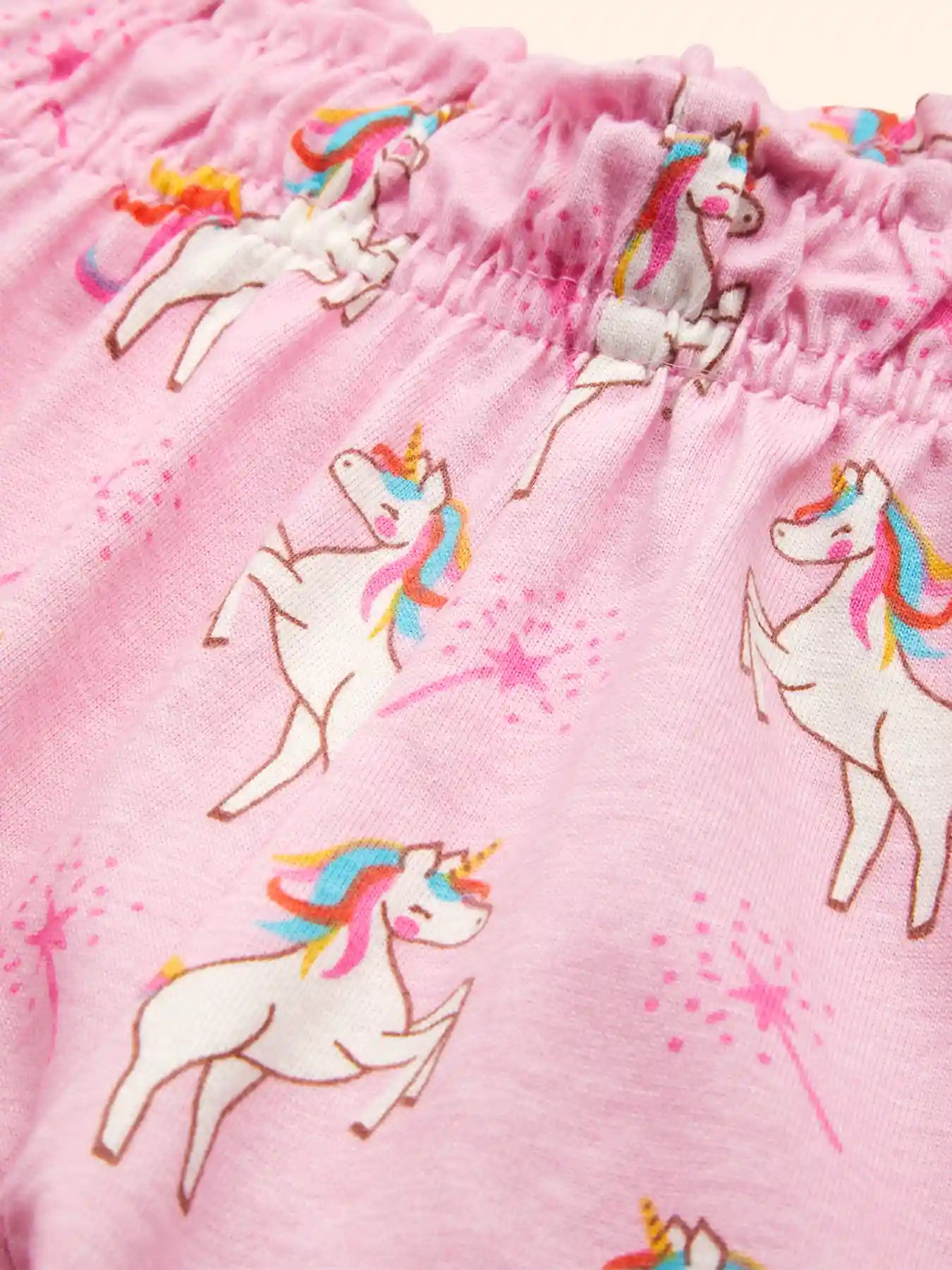 Unicorn Magic Girls Shorts Set