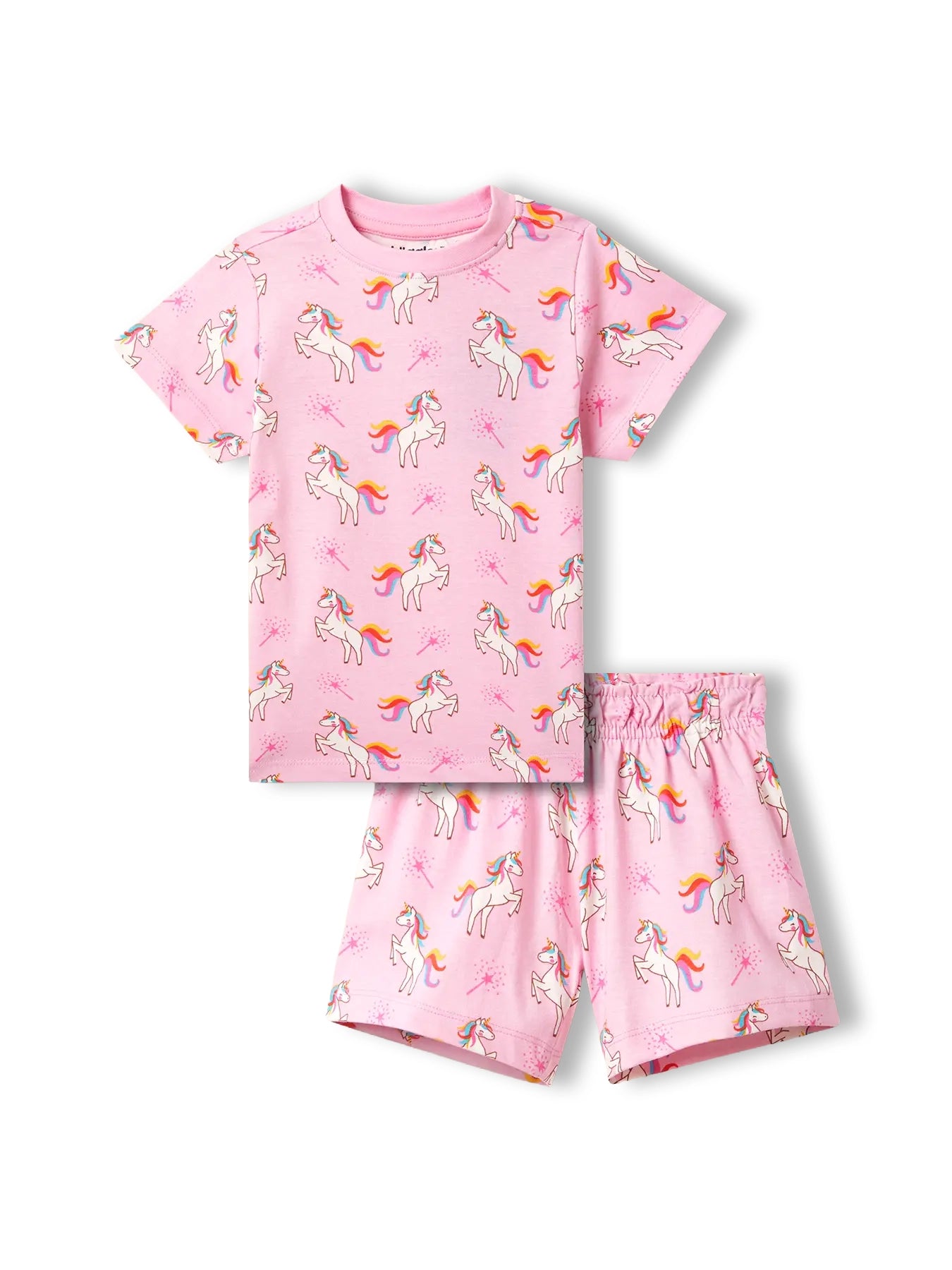 Unicorn Magic Girls Shorts Set