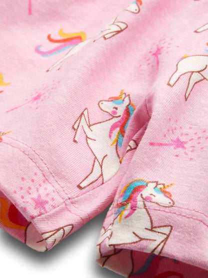 Unicorn Magic Girls Shorts Set