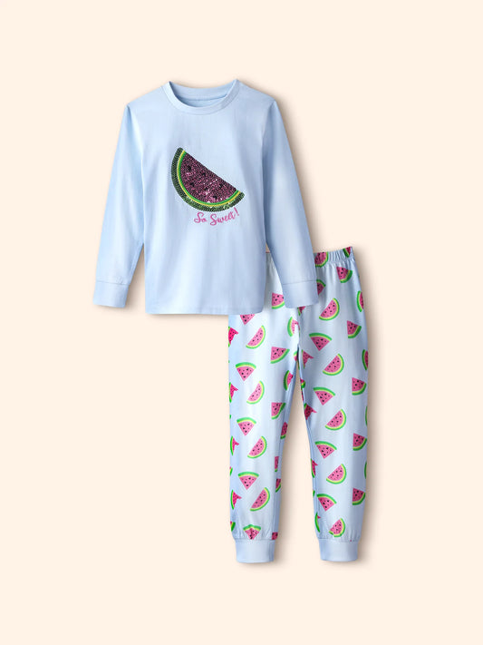 Watermelon Girls Pajama Set.