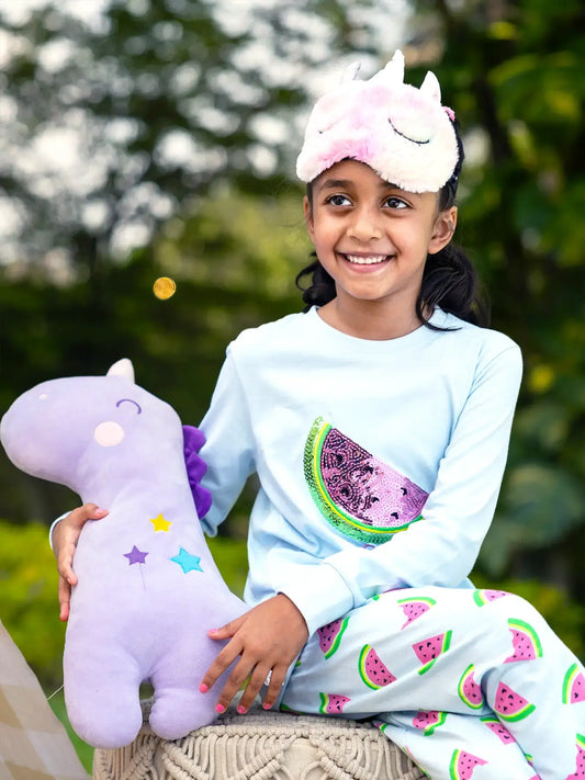 Watermelon Girls Pajama Set.