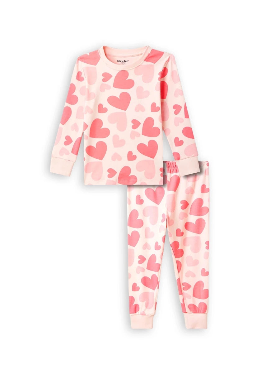 All Hearts Girls Pajama Set - Huggler