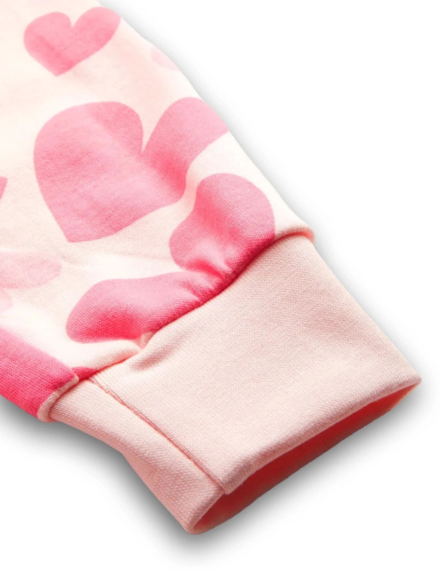 All Hearts Girls Pajama Set - Huggler