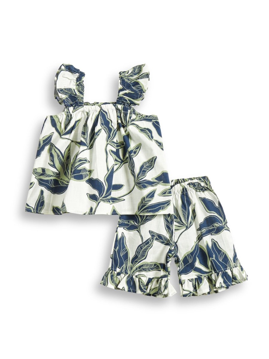 Blue Grove Girls Woven Shorts Set - Huggler