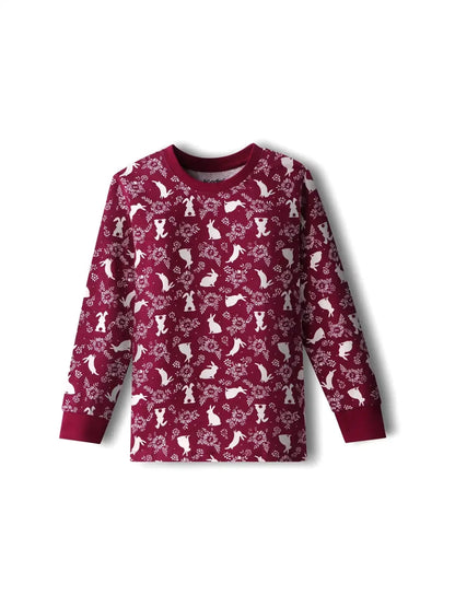 Bunny Love Girls Pajama Set - Huggler