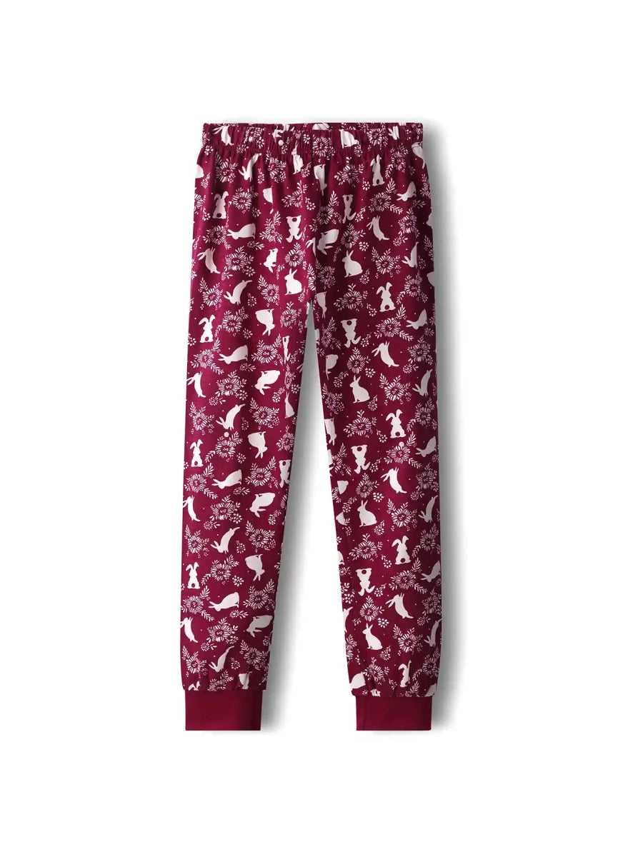 Bunny Love Girls Pajama Set - Huggler
