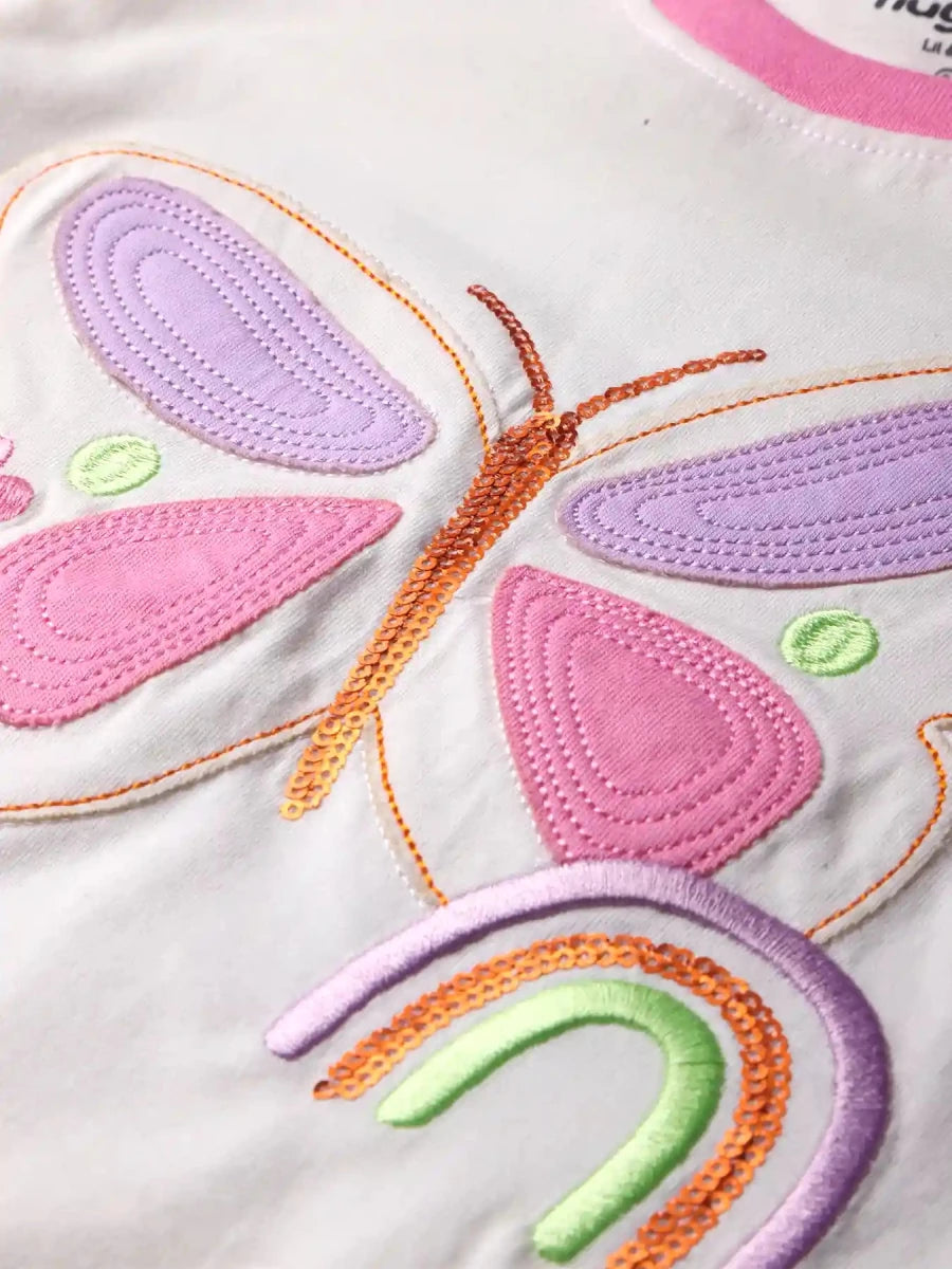 Butterfly Girls Pajama Set - Huggler