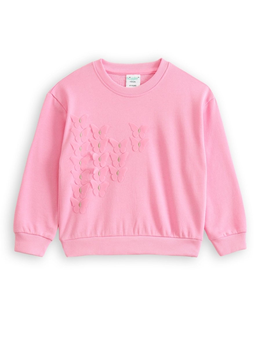 Butterfly Girls Sweatshirt - Huggler