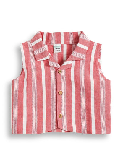 Candy Stripe Girls Woven Co - ord Set - Huggler