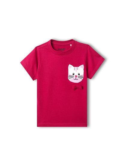 Cat Pocket Girls Shorts Set - Huggler