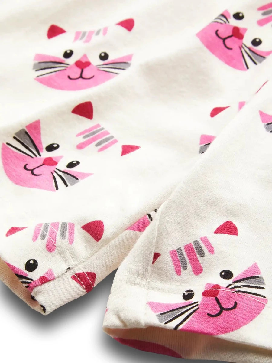 Cat Pocket Girls Shorts Set - Huggler