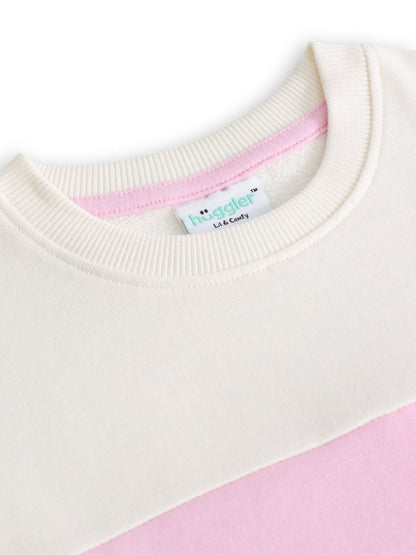 Color Block Girls Sweatshirt - Huggler
