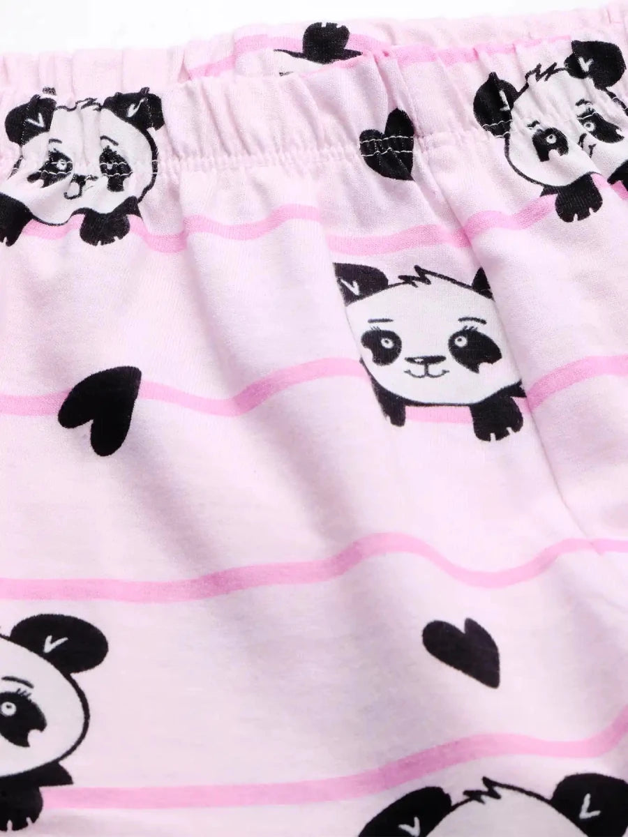 Cute Panda Girls Pajama Set - Huggler