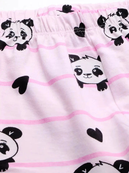 Cute Panda Girls Pajama Set - Huggler