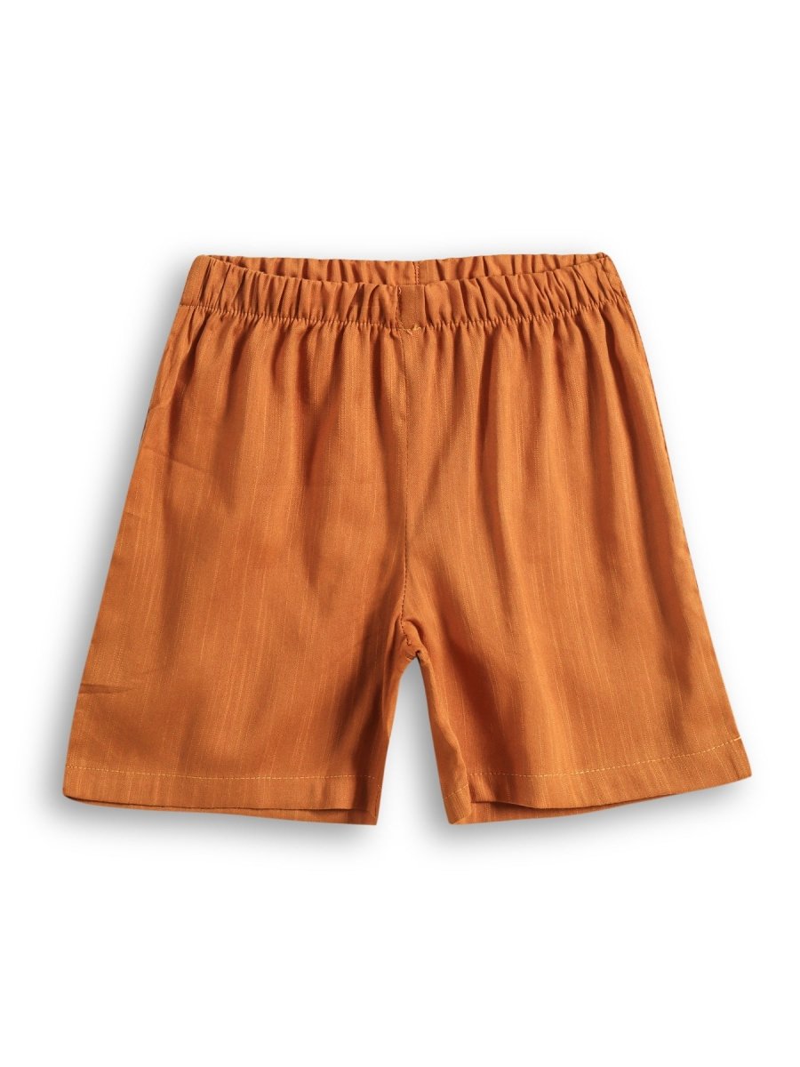 Daisy Rust Girls Shorts Set - Huggler
