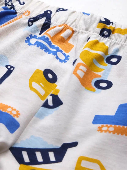 Excavators Boys Pajama Set - Huggler