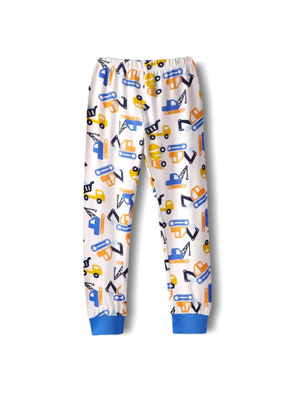 Excavators Boys Pajama Set - Huggler