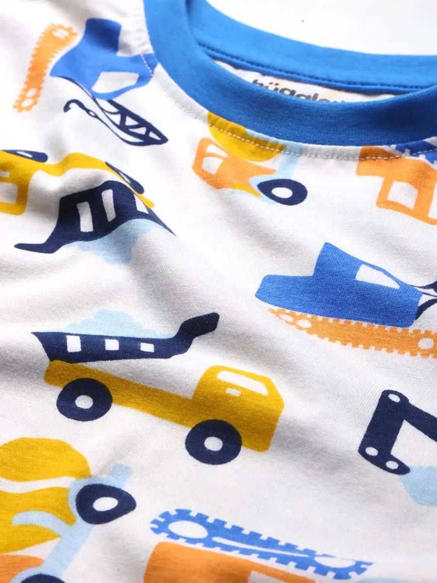 Excavators Boys Pajama Set - Huggler