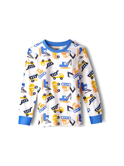 Excavators Boys Pajama Set - Huggler