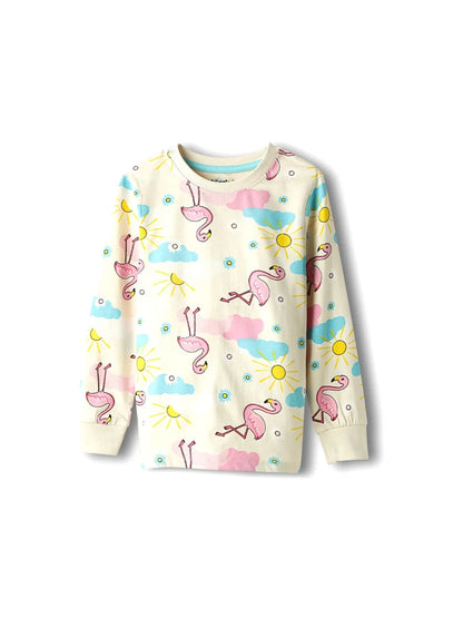 Flamingo Vibes Girls Pajama Set - Huggler