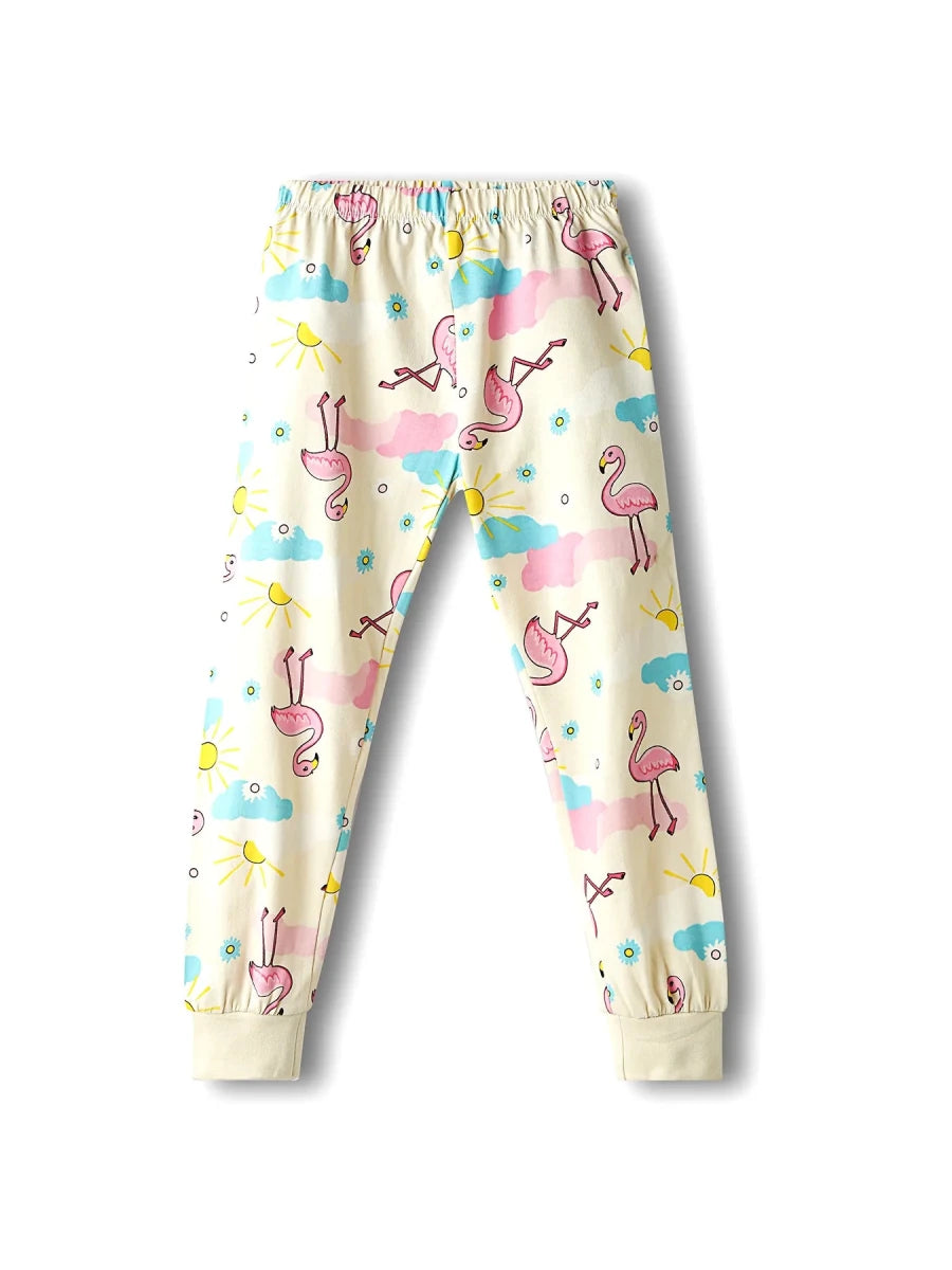 Flamingo Vibes Girls Pajama Set - Huggler