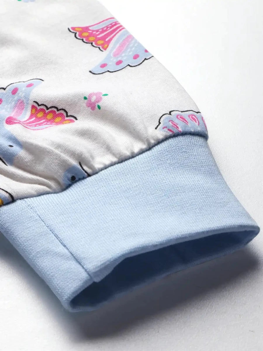Floral Bird Girls Pajama Set - Huggler