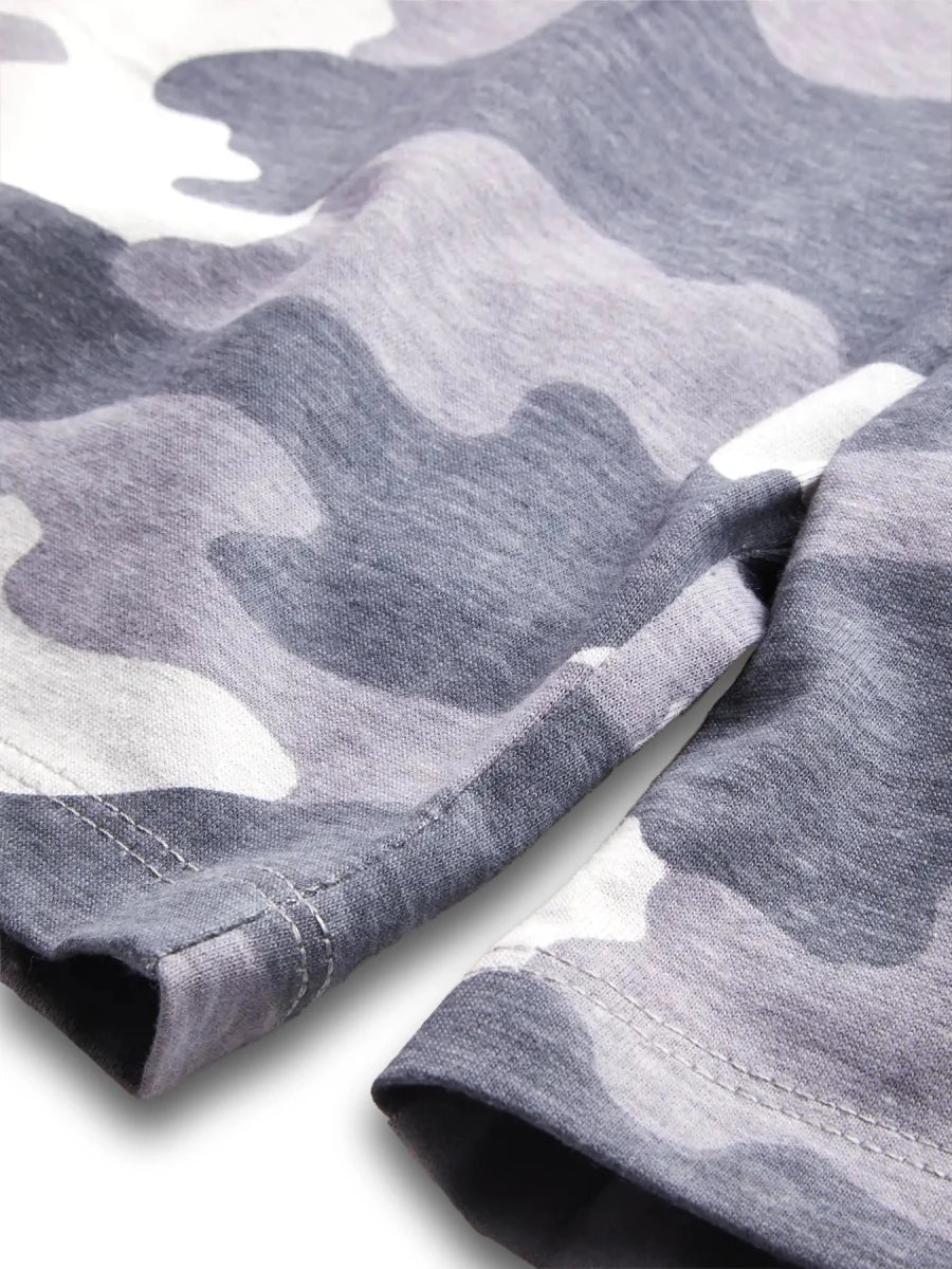 Gray Camo Boys Shorts Set - Huggler
