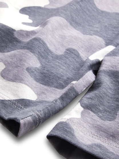 Gray Camo Boys Shorts Set - Huggler
