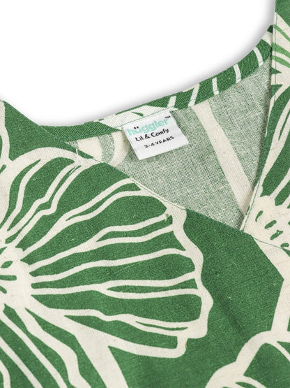 Green Garden Girls Woven Co - ord Set - Huggler