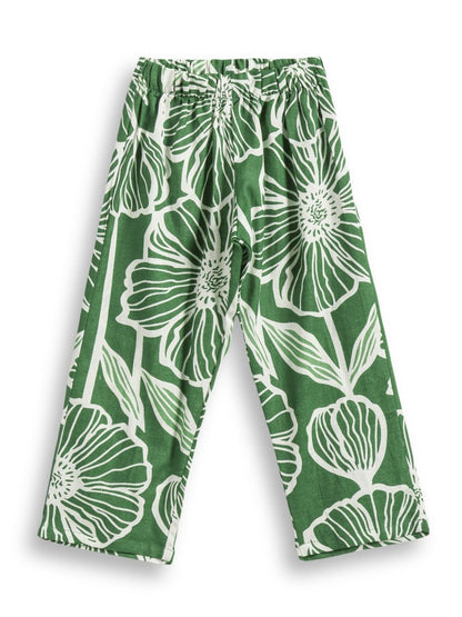 Green Garden Girls Woven Co - ord Set - Huggler