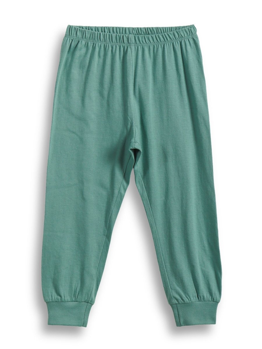 Green Stripe Boys Jogger Pajama Set - Huggler