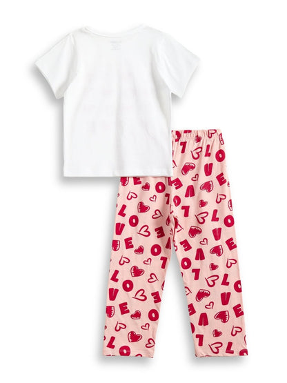 Heart Pop Girls Pajama Set - Huggler