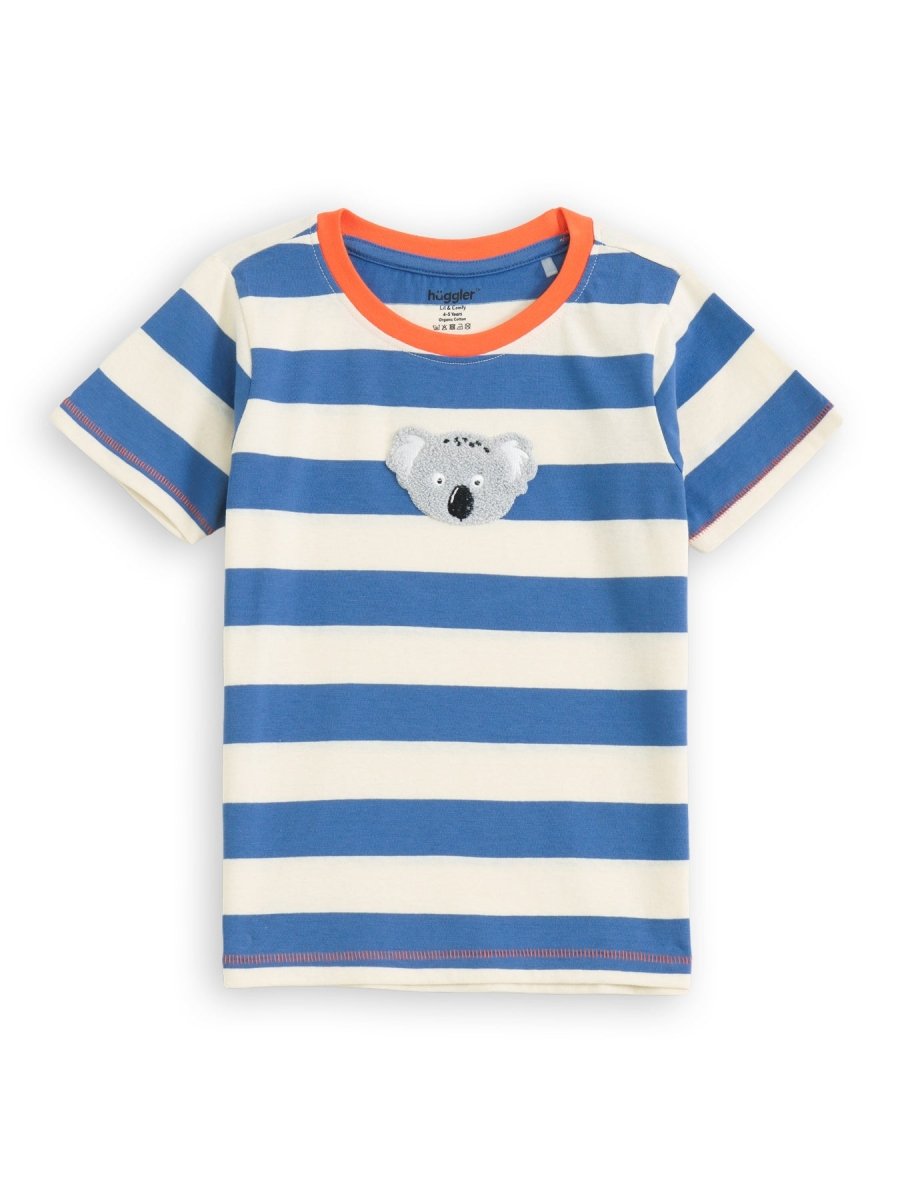 Koala Stripes Boys T Shirt - Huggler