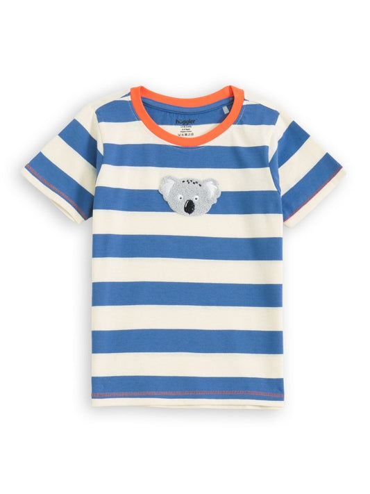 Koala Stripes Boys T Shirt - Huggler