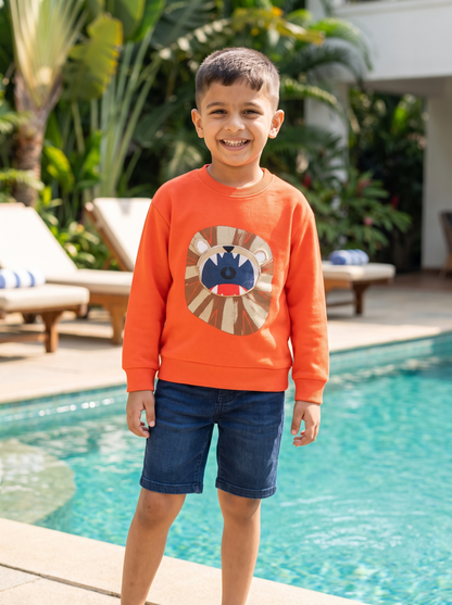Lion Boys Sweatshirt - Huggler