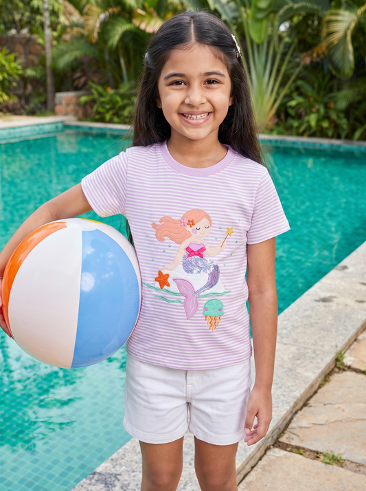Mermaid Girls T Shirt lifestyle