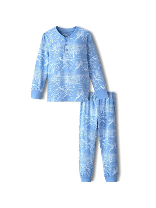Mighty Mountains Boys Pajama Set - Huggler