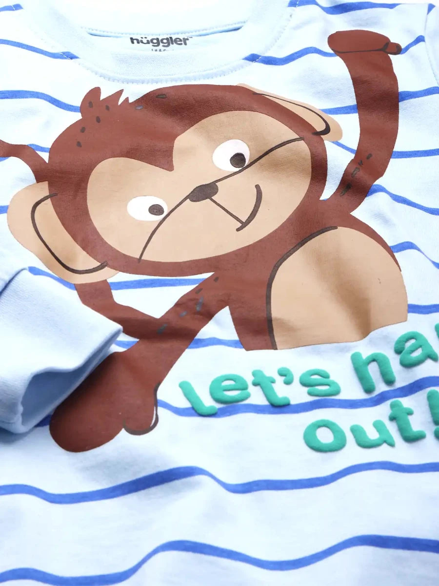 Monkey Swing Boys Pajama Set - Huggler