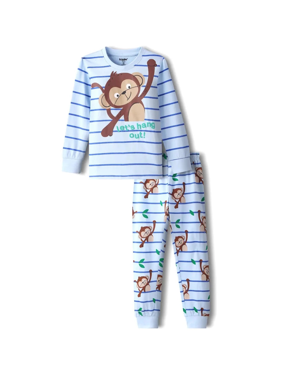 Monkey Swing Boys Pajama Set - Huggler