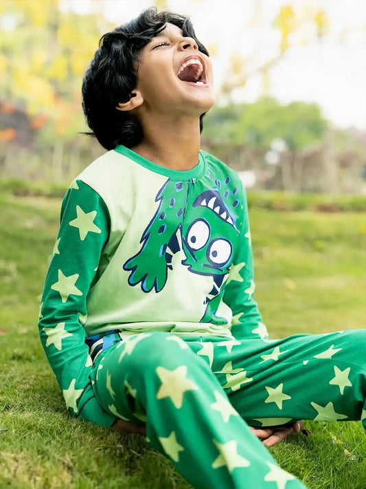 Monsters Boys Pajama Set - Huggler