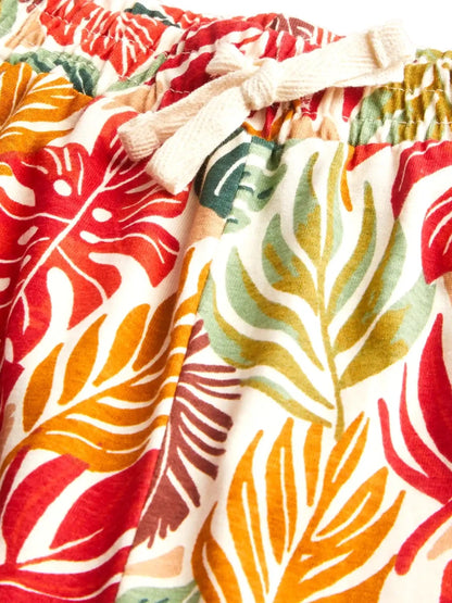 Palm Leaves Boys Shorts Set - Huggler