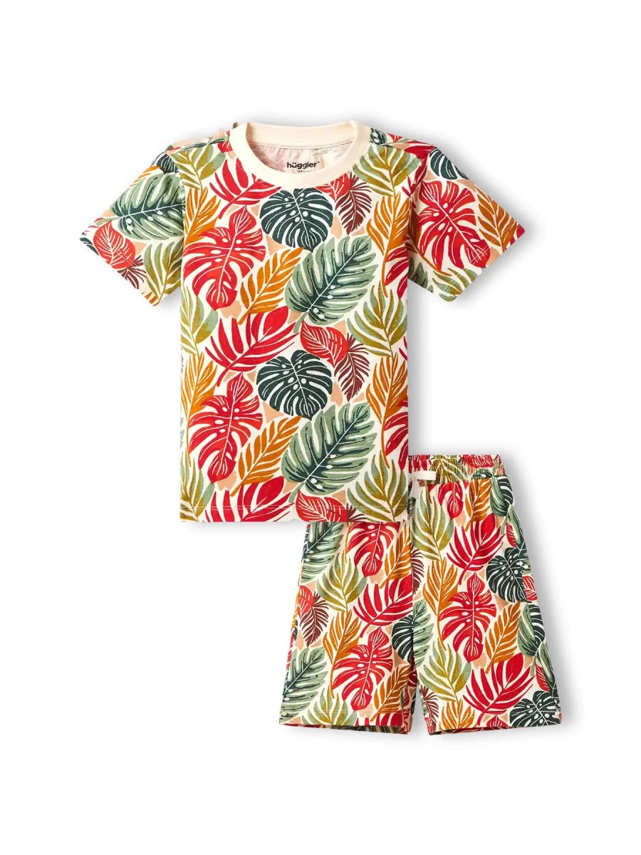 Palm Leaves Boys Shorts Set - Huggler