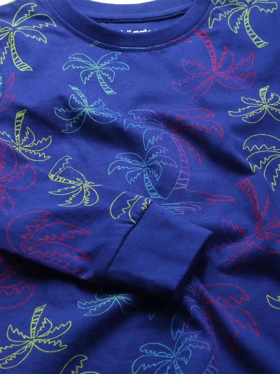 Palm Rush Boys Pajama Set - Huggler