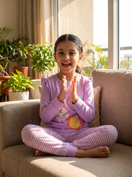Party Friends Girls PJ Set - Huggler