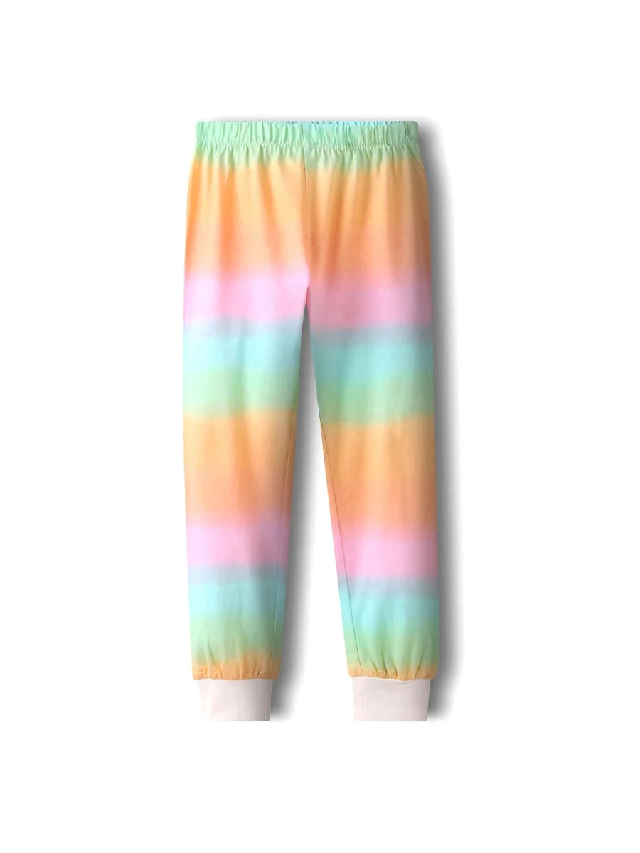 Rainbow Cat Girls Pajama Set - Huggler