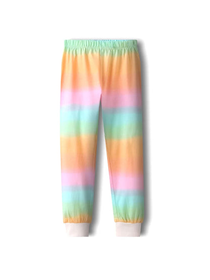 Rainbow Cat Girls Pajama Set - Huggler