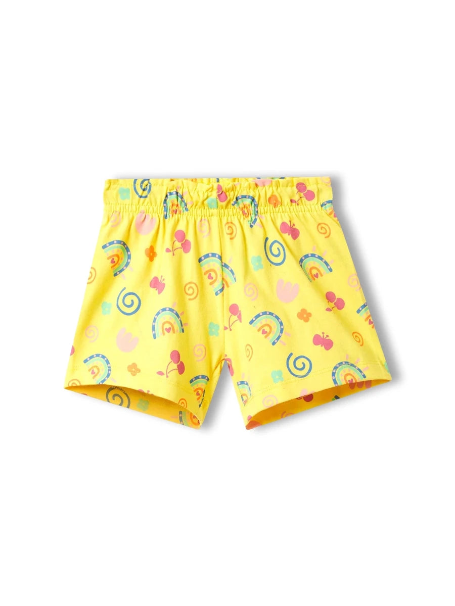 Rainbow Cherry Girls Shorts Set - Huggler