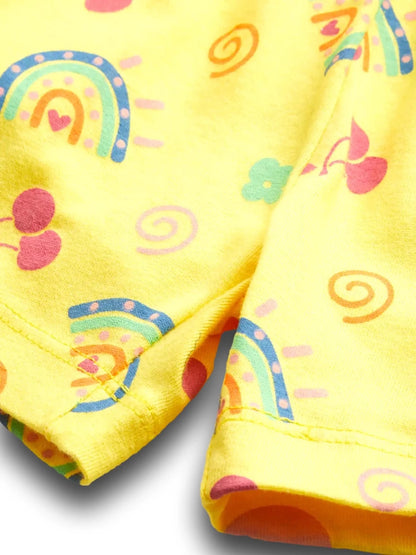 Rainbow Cherry Girls Shorts Set - Huggler