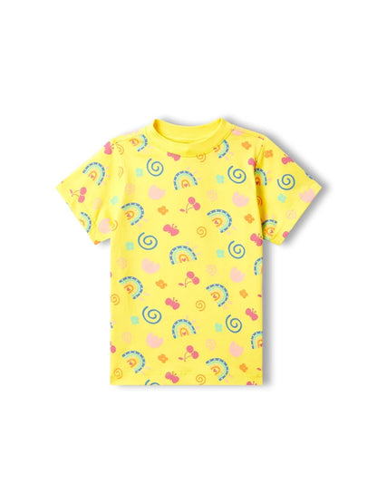 Rainbow Cherry Girls Shorts Set - Huggler