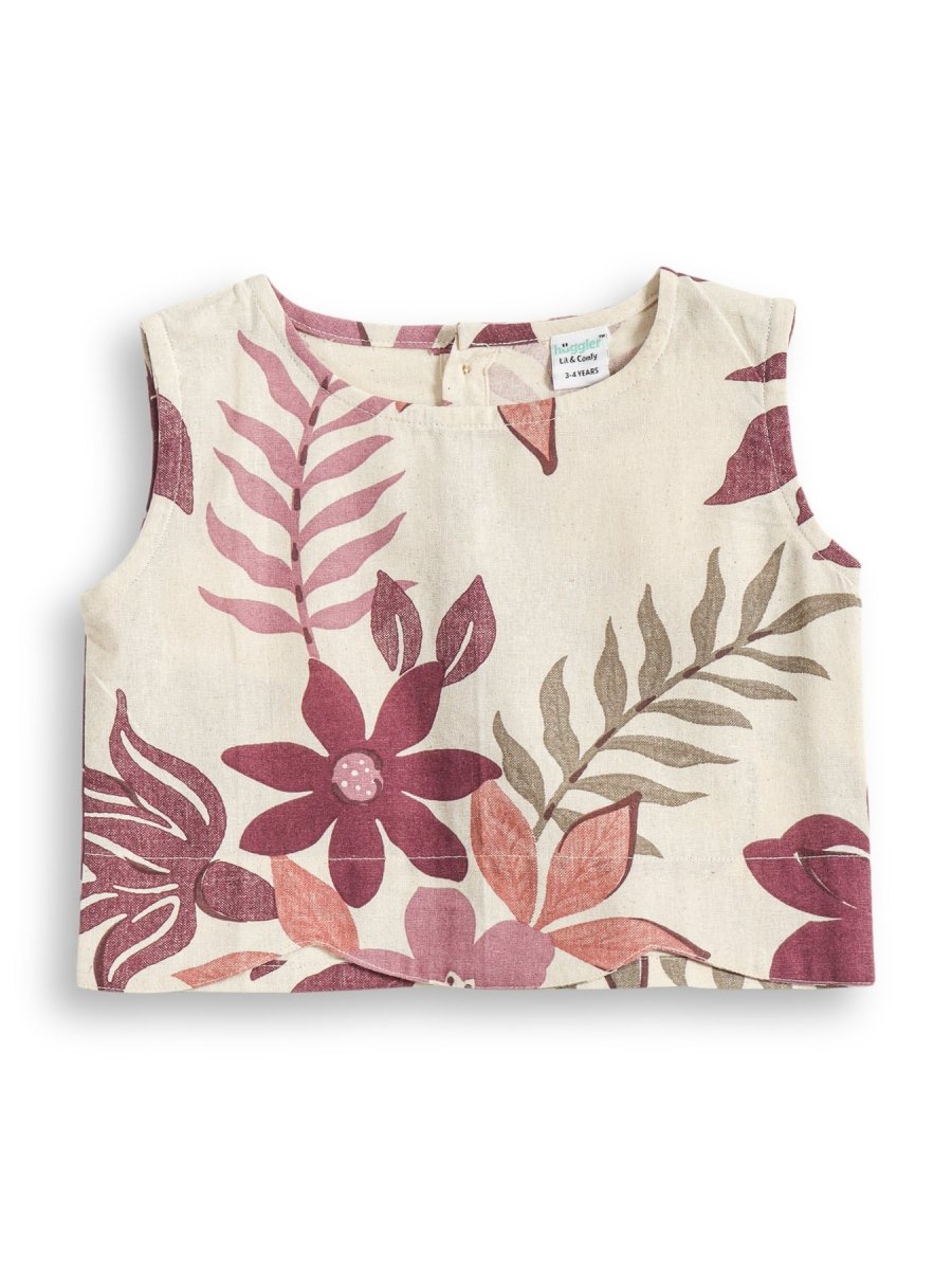 Rose Meadow Girls Woven Co - ord Set - Huggler